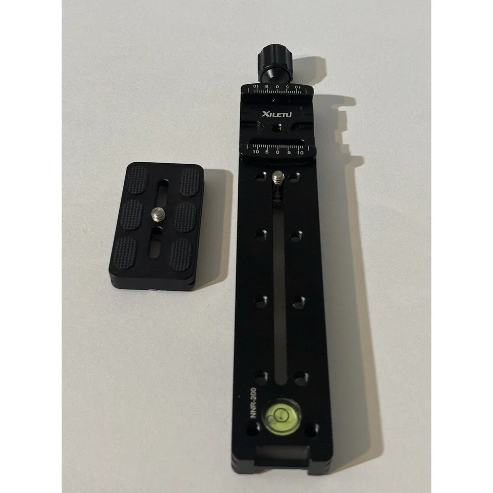 Xiletu NNR-200 Slide Rail Quick Release‎ Plate Clamp Aluminum for Tripod